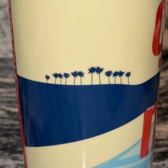 Starbucks 12oz 355mL California Travel Tumbler Mug Palm Trees Sun‎ Design w/ Lid - Picture 8 of 16